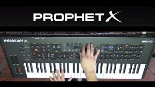 Sequential PROPHET X  Factory Presets Demo [upl. by Salbu898]