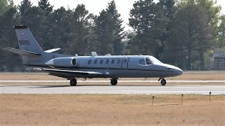 US Army Cessna UC 35A Citation Ultra 560  Taxi amp Takeoff [upl. by Ikuy]