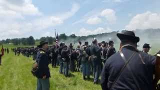 Gettysburg 150th Reenactment First Person POV BGA [upl. by Attelahs638]