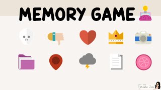 MEMORY GAME FOR ONLINE CLASS AND ONLINE MEETINGS [upl. by Qifar]