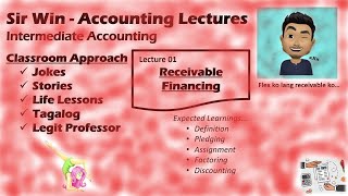 Lecture 01 Receivable Financing Intermediate Accounting [upl. by Colline20]