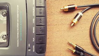 How to Record Digital Audio onto a Cassette Tape [upl. by Prospero]