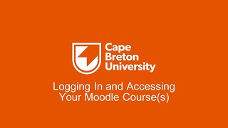 Logging In and Accessing Your Moodle Courses [upl. by Oiramat714]