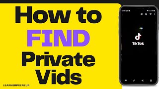 How to FIND Your PRIVATE Videos on Tiktok  And Adjust Who Can SEE Them [upl. by Aroda697]