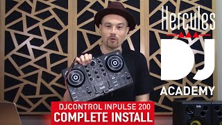 Complete install day 1 13  DJ Academy – DJControl Inpulse 200 [upl. by Aiuqet803]