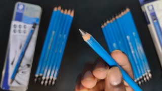 Must watch before buying  Staedtler Graphite Pencils  Unboxing amp Review  The Art Expedition [upl. by Aicenet]