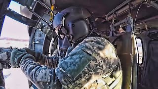 Blackhawk Helicopter Door Gunner • US Army [upl. by Burtis]