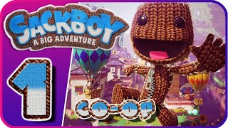 Sackboy A Big Adventure Walkthrough Part 1 • CoOp • PS4 PS5 [upl. by Arah]