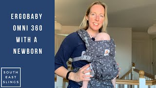 Ergobaby Omni 360 with a Newborn [upl. by Alcot]