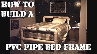 How to Build a Bed Frame from PVC Pipe [upl. by Panthea919]