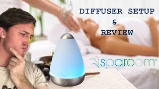 SpaRoom PureMist Ultrasonic Diffuser SETUP amp REVIEW [upl. by Norrek188]