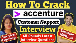 How To Crack Accenture Customer Service Interview  Accenture Interview Questions  Accenture Jobs [upl. by Anglim]