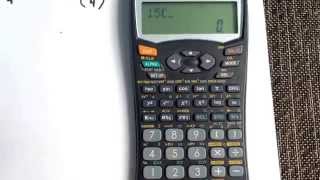 Combinations using your Sharp EL531W calculator [upl. by Kalvin597]