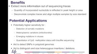 Sanger Sequencing  Fragment Analysis Webinar from Life Technologies [upl. by Amedeo]