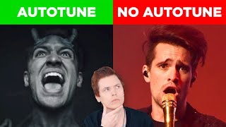 Autotune vs No Autotune Brendon Urie Halsey amp MORE [upl. by Ilarrold887]