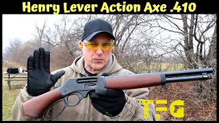 Henry Lever Action Axe 410 Range Review  TheFirearmGuy [upl. by Mota]