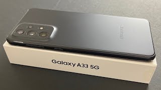 Unboxing SAMSUNG Galaxy A33 5G  Black [upl. by Llennod]