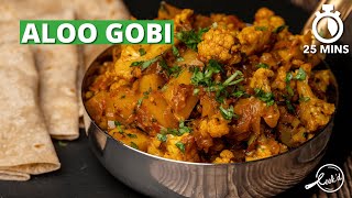 Tasty Aloo Gobi Recipe  Homestyle Cauliflower and Potato Fry  Cookd [upl. by Marguerie850]