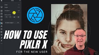 How to use Pixlr X  Easy Graphic Design [upl. by Niwdla205]