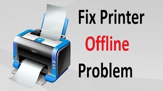 Printer Offline Problem Windows 1087  Howtosolveit [upl. by Arni]