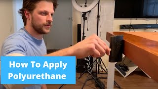 HOW TO APPLY Polyurethane Properly  Polyurethane on Pine wood [upl. by Wistrup465]