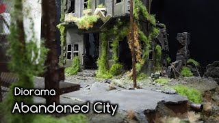 DIY PostApocalyptic Diorama Using Foam for Building Structures [upl. by Pollitt]