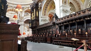 INSIDE ST PAULS CATHEDRAL AND CRYPT LONDON ENGLAND 4K [upl. by Elleniad]