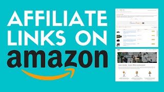 How To Create An Amazon Affiliate Link Affiliate Marketing For Beginners [upl. by Nylevol413]