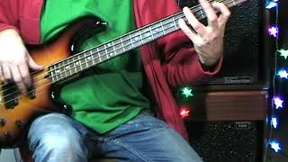 Chuck Berry  Run Rudolph Run  Bass Cover [upl. by Ahcsropal]