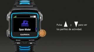 Garmin Forerunner 920XT  Uso de los perfils de actividad Español [upl. by Annek947]