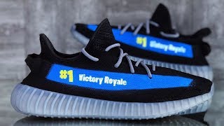 CUSTOM FORTNITE YEEZY SHOE 1 VICTORY ROYALE [upl. by January]