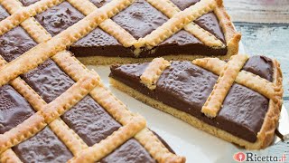 Crostata alla Nutella che rimane morbida  Ricettait [upl. by Anoif522]