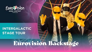 Eurovision Backstage  Day 6 Intergalactic Stage Tour  Eurovision News from Turin 2022 [upl. by Jabe29]