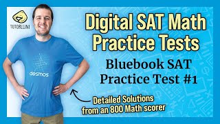 Digital SAT Math  Practice Test 1 [upl. by Eenyaj60]