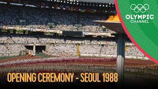 Seoul 1988  Opening Ceremony  Seoul 1988 Replays [upl. by Rehtaef109]