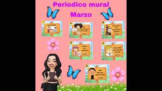 Periodico mural marzo [upl. by Godliman]