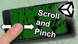 Pinch and Scroll to Move and Zoom in Unity for Mobile Games [upl. by Horsey529]