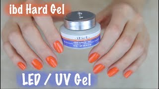 How To Apply IBD Hard Gel on Natural Nails  Part 1 of 2 [upl. by Eylrac934]