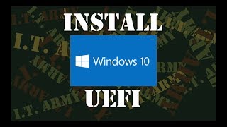 Install Windows 10 in UEFI Mode [upl. by Priscella513]