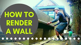 How To Render A Wall Rendering For Beginners [upl. by Burrill]