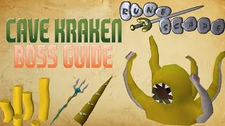 Cave Kraken Boss Guide  Kraken Slayer Task  Old School Runescape [upl. by Rennat]