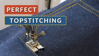 Sew Perfect Topstitching 8 Things You Need To Know [upl. by Alauqahs424]