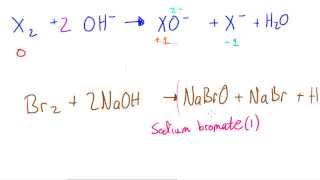 What is a Disproportionation Reaction  AS Chemistry [upl. by Neyrb]