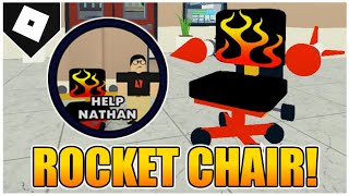 How to get the ROCKET CHAIR  quotBUILD A ROCKET CHAIRquot BADGE amp QUEST in FIELD TRIP Z ROBLOX [upl. by Adlecirg]