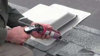 How To Install a Vent in Shingles [upl. by Einwahr]