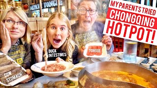 My parents tried Chongqing Hotpot for the FIRST TIME [upl. by Anahsirk99]