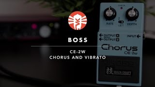 Boss CE2w Chorus  Guitar Pedal  Vintage King [upl. by Avika155]