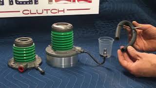 How To Bleed a Hydraulic Throwout Bearing  Mantic Clutch USA [upl. by Ellehsar]