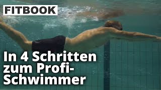 Delfinschwimmen lernen mit Toni Embacher  FITBOOK [upl. by Brandice853]