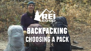 How to Choose Backpacking Packs  REI [upl. by Juno]